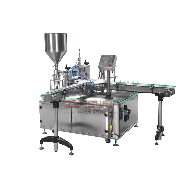 ZHNP-40遮瑕膏灌裝上刷旋蓋機