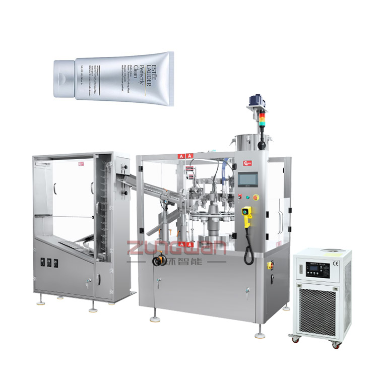值得信賴潔面乳灌裝封尾機(jī)，廣東省醫(yī)藥用品乳膏軟管灌裝機(jī)
